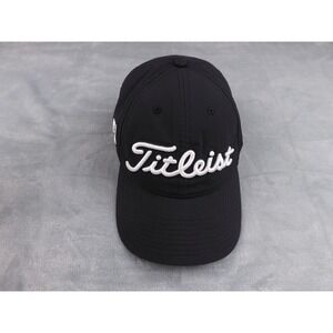 Titleist Tour Performance Hat Men's Golf Pro V1 Foot Joy Blk/Wht/Red Embroidered